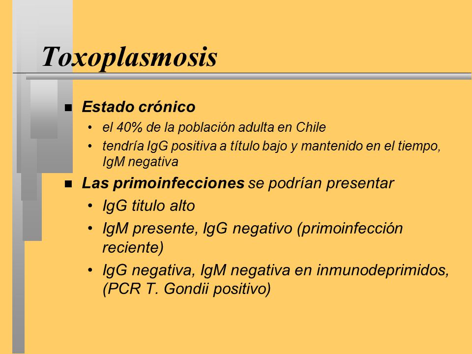 que es toxoplasmosis negativo